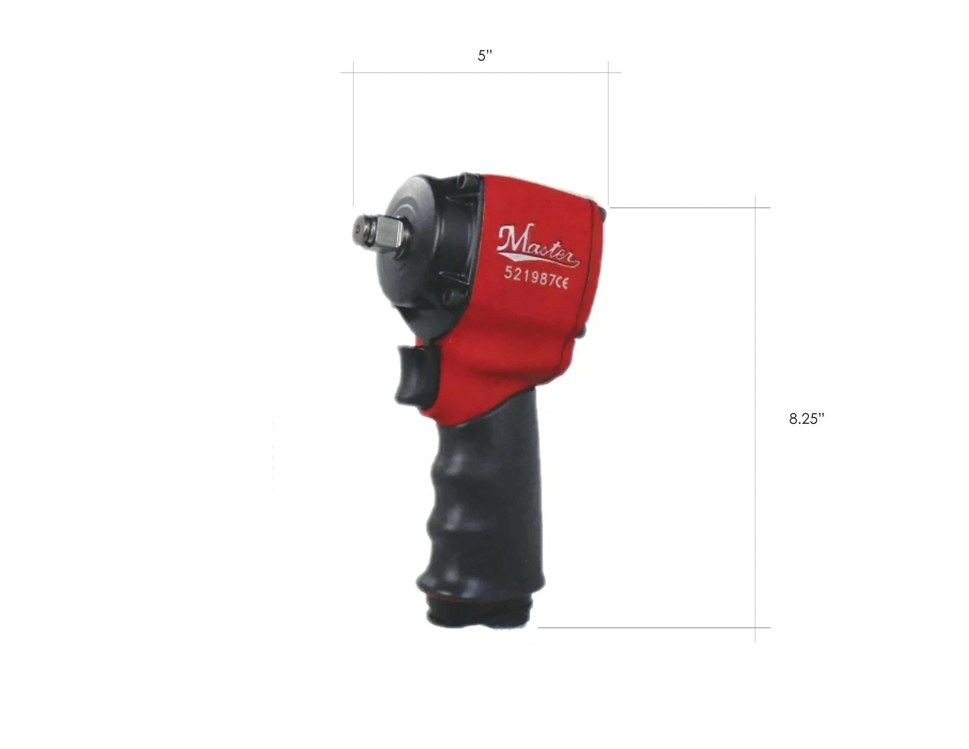 Master Palm 1/2" Ultra Compact Small Air Impact Wrench - 650 Ft/lb - 881 Nm/preorder - 68660 - USD $245 - Master Palm Pneumatic