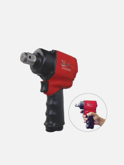 Yüksek Torklu 3/4 "Mini İkiz Çekiç Hava Darbeli Anahtar, Hızlı Hız, Maks.  1100 Ft/lb Tork, 9000RPM, 7.1CFM - Düşük Hava Tüketimi Hava Darbeli Anahtar